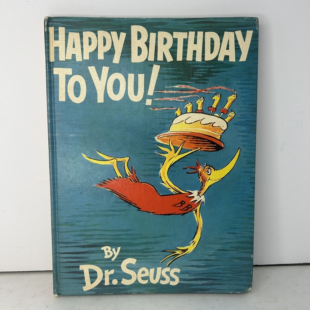 Dr. Seuss 1st Edition Hardcover Happy‎ Birthday to You 1959